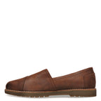 Skechers BOBS Womens Chill Lugs-Urban Spell Loafer, Brown, 5