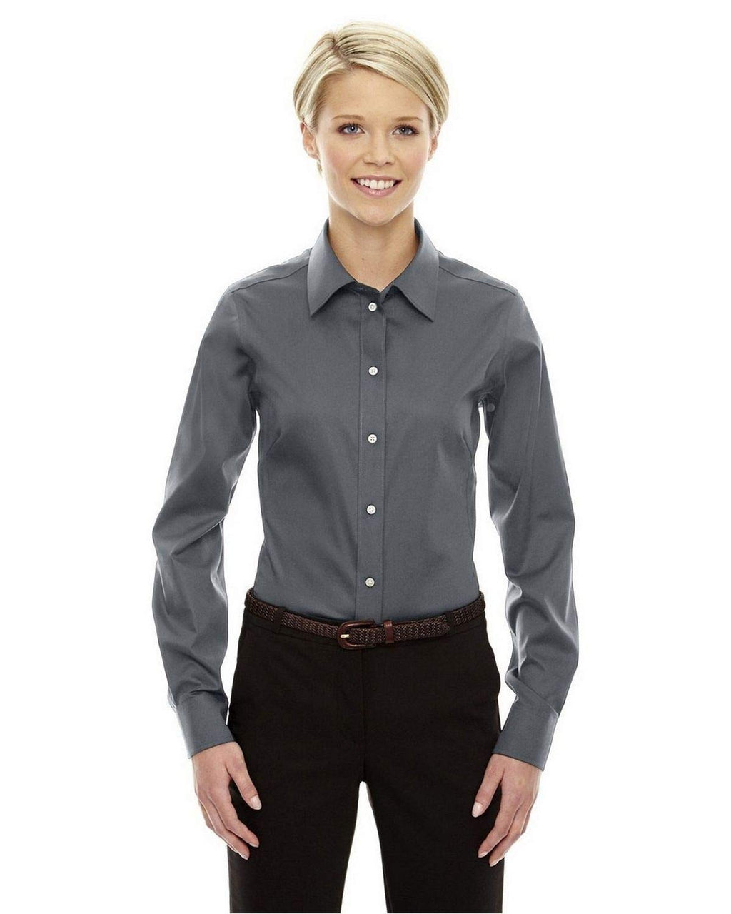 Ladies crown Woven collectionSolid Stretch Twill - BLAcK - XS(D0102H76TEJ)