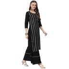 Stylum Women'S Cotton Blend Rayon Kurta Set