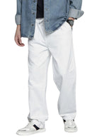The Indian Garage Co Mens Relaxed Fit Solid Denim Sweater