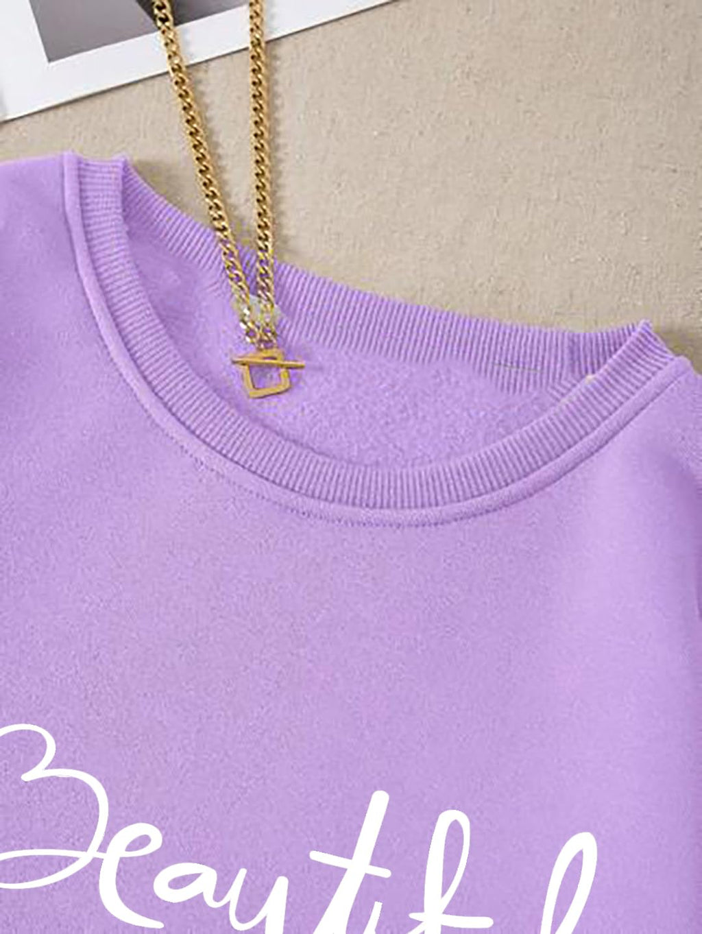Kotty Women Full Sleeve Round Neck Printed Sweatshirt