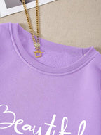 Kotty Women Full Sleeve Round Neck Printed Sweatshirt