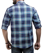 Noble Monk MenS Regular Fit Shirt | Checkered | Full Sleeves | Casual Shirt For Men