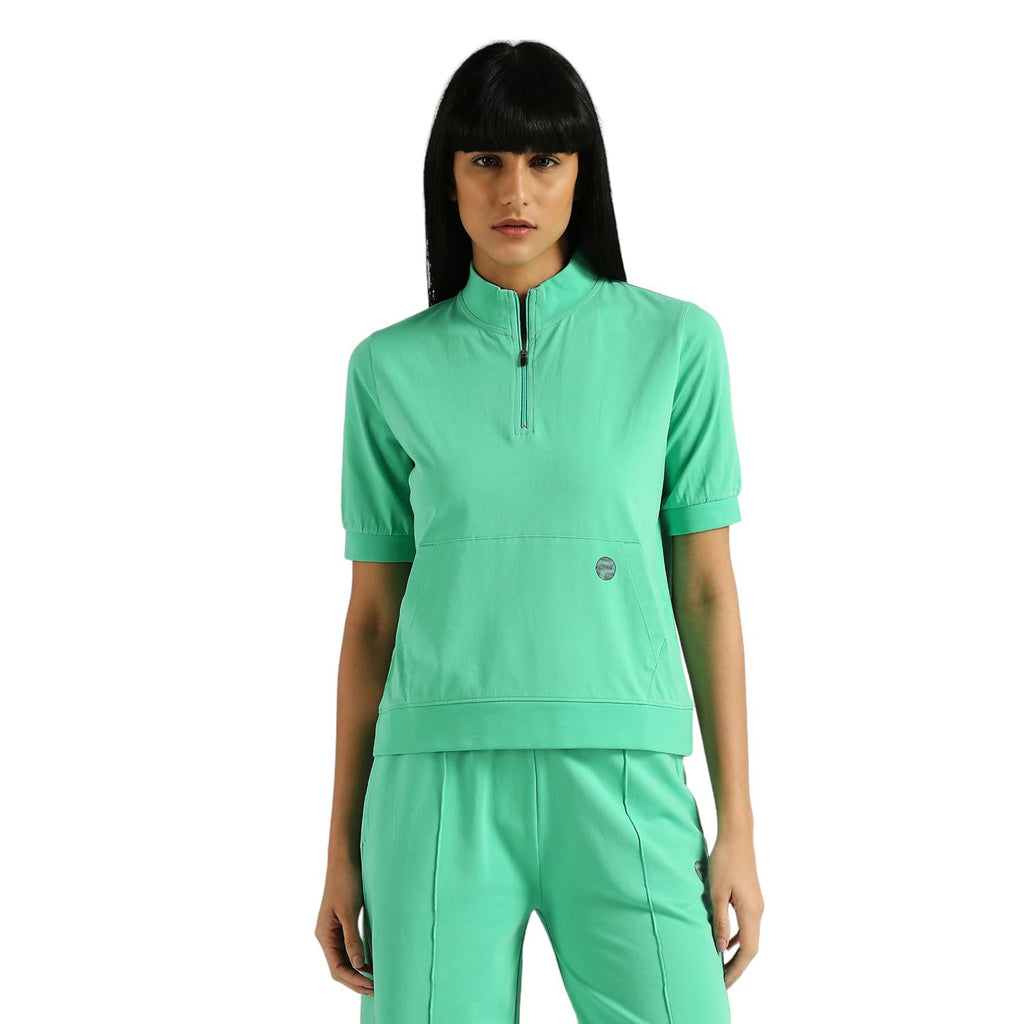 Pepe Jeans WomenS Regular Fit Solid T-Shirts