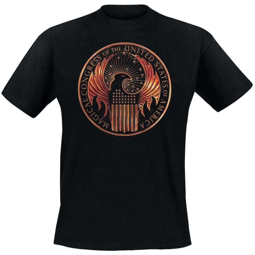 Bioworld Fantastic Beasts Youth Black Magical Congress T-Shirt: X-Large