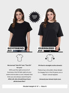 Bewakoof Official Looney Tunes Merchandise Womens Graphic Printed Oversized Fit Half Sleeve V-Neck Cotton T-Shirt_ 589790 White