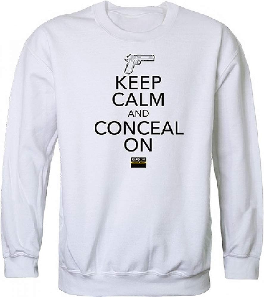 Graphic Crewneck, Conceal On, White, 2X