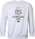 Graphic Crewneck, Conceal On, White, 2X