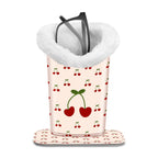 Fintie Plush Lined Eyeglasses Holder, Glasses Stand Case, Anti-scratch Glasses Storage Organizer for Desk, Nightstand, Office, C