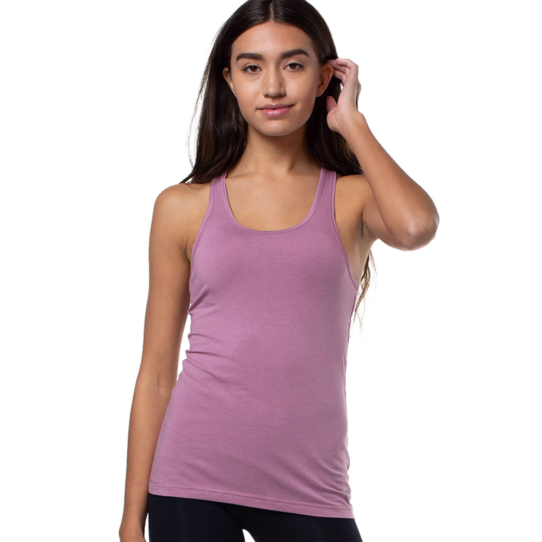 Bamboo Racerback Tank - Rosewater by Cariloha for Women - 1 Pc Tank Top (M)