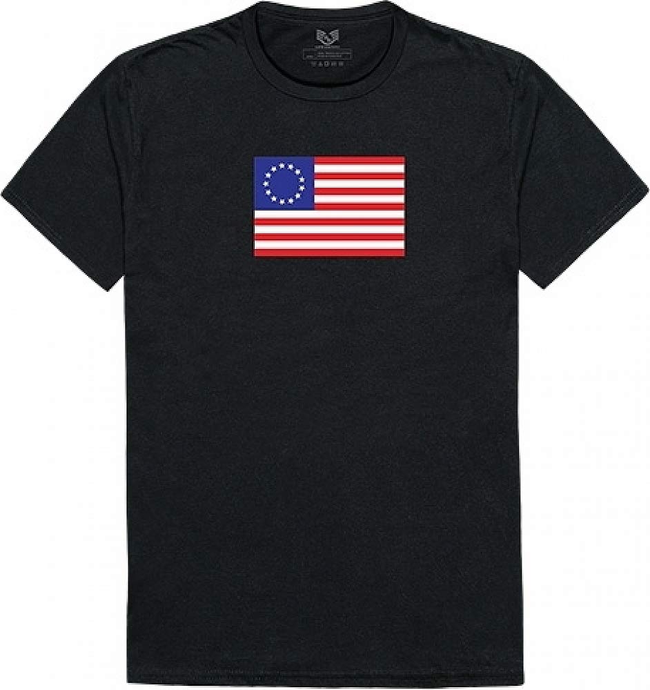 Relaxed Graphic T, Betsy Ross 2, Black, M