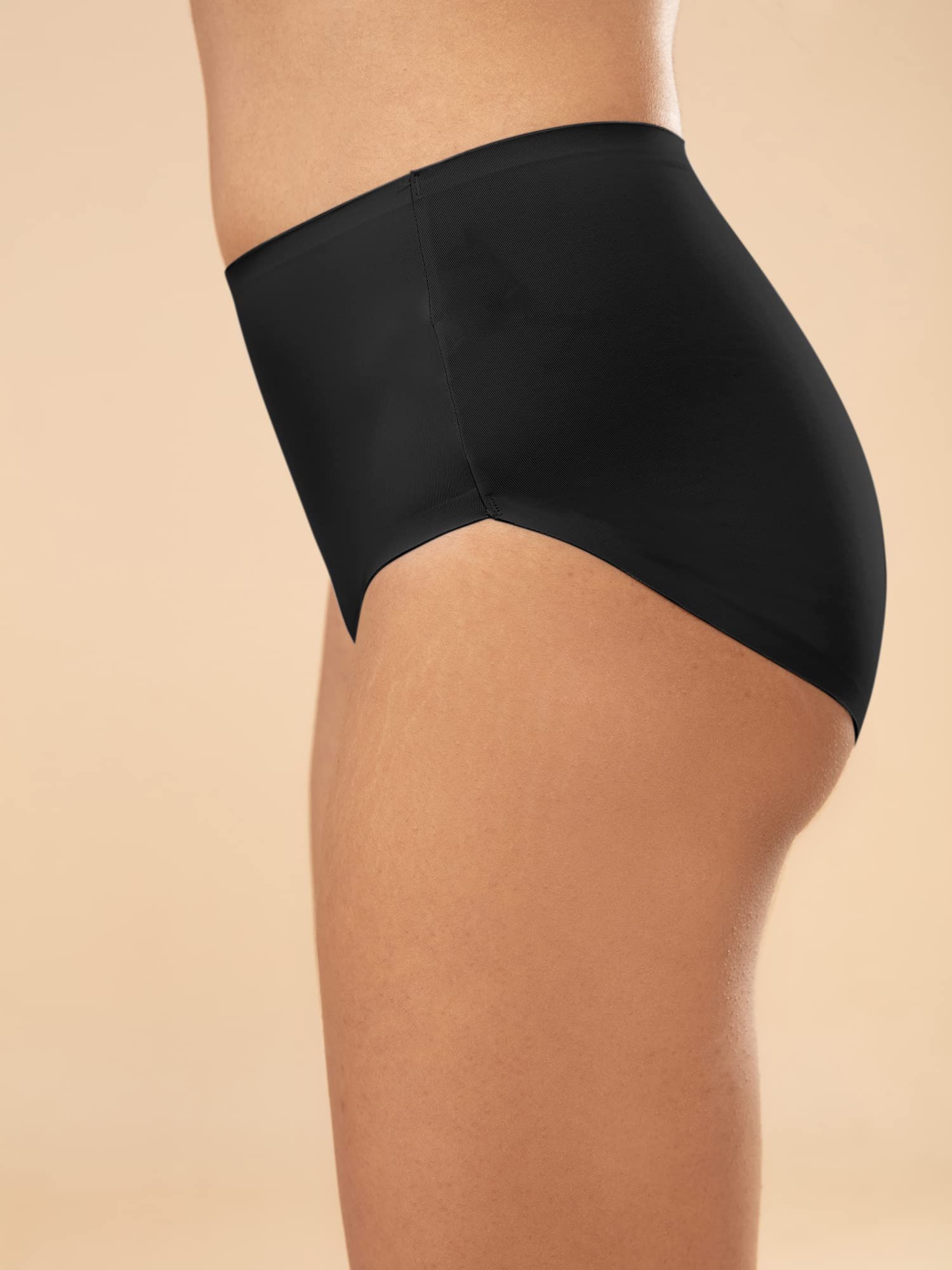 Nykd (Nyp210 Stretchable High Rise Boyshorts Underwear For Women | Ultra Soft, Comfortable & Breathable Fabric With No Visible P