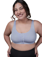 Nykd WomenS Cotton Non-Padded Wire Free Full Coverage Bra Blue
