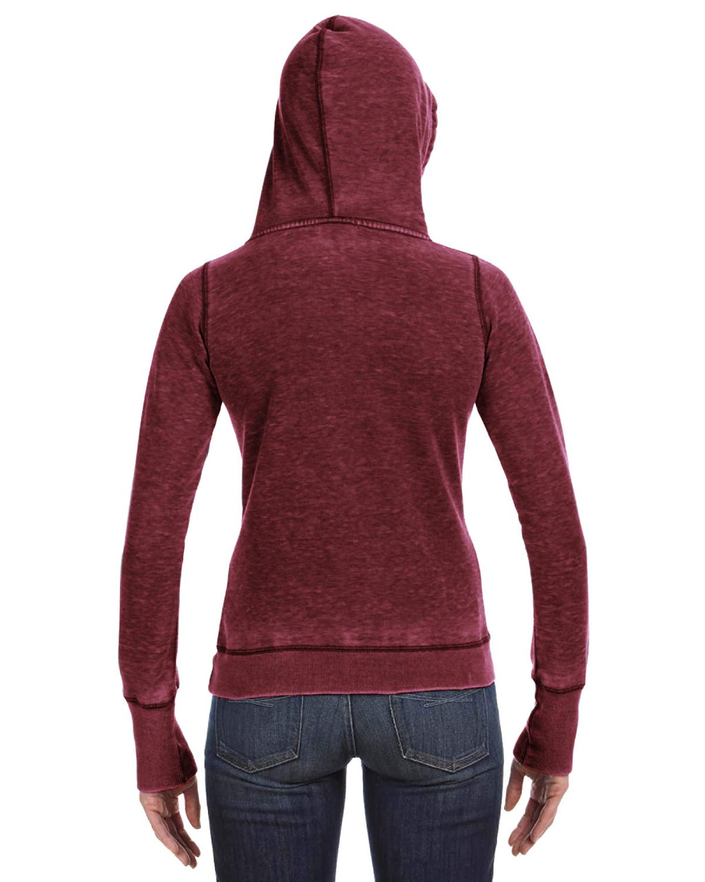 Ladies Zen Pullover Fleece Hooded Sweatshirt - cEMENT - XS(D0102H76SV6)