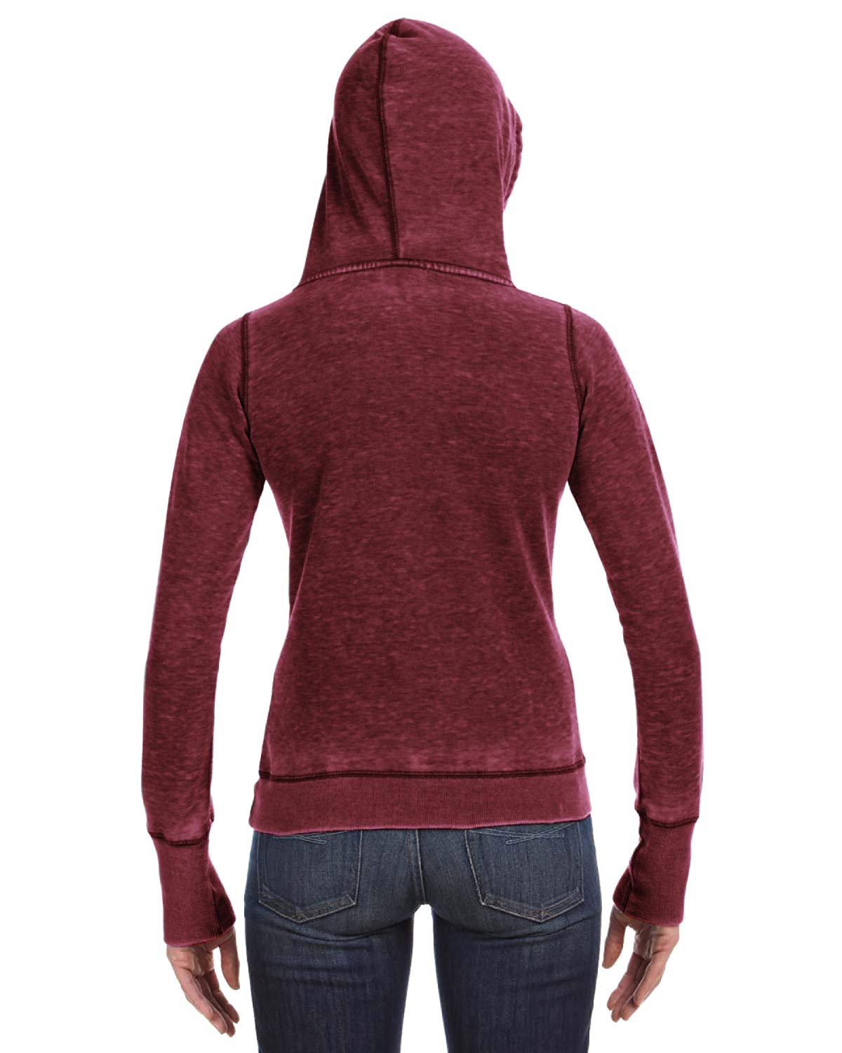 Ladies Zen Pullover Fleece Hooded Sweatshirt - cEMENT - XS(D0102H76SV6)