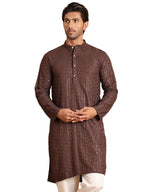 Jompers Mens Embroidered Straight Kurta