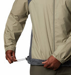 Columbia Men's Glennaker Lake Rain Jacket, Tusk/Grill, Small