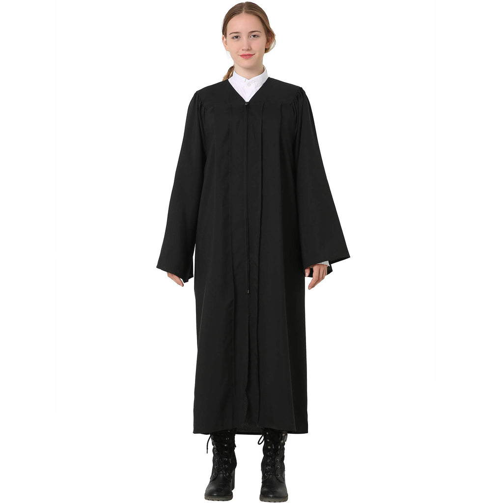 GraduatePro Matte Graduation Gown, Unisex Choir Robe for Church, Halloween Judge Costume for Adults