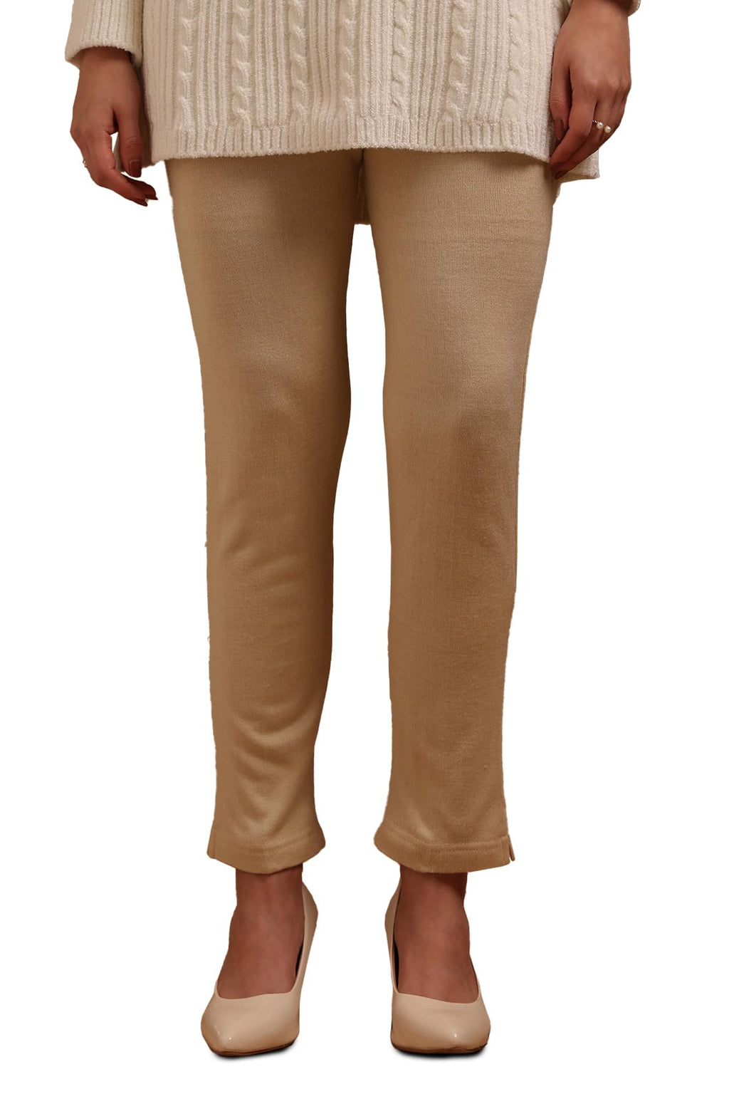Soch Women Acrylic Solid Winter Pant
