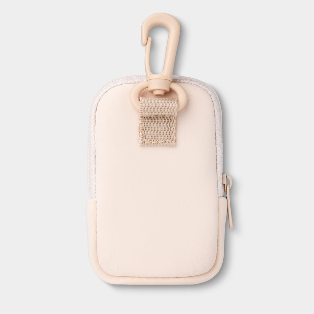 Touchland Touchette Zippered Pouch, Attachable Fashion Accessory with Snap Hook for Power Mist and Glow Mist 1FL OZ, Blush Pink