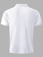 Noble Monk MenS Regular Fit Polo T Shirt |Half Sleeves |Collar Tshirts T Shirt | Casual Tshirt White Sky Blue