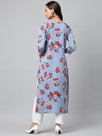 Gosriki Women'S Crepe Straight Printed Kurta (Sanju-Go)