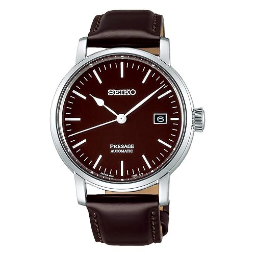 Seiko Presage Riki Watanabe Automatic Brown Enamel SPB115 SPB115J1 SPB115J Japan Made 100M Men's Watch