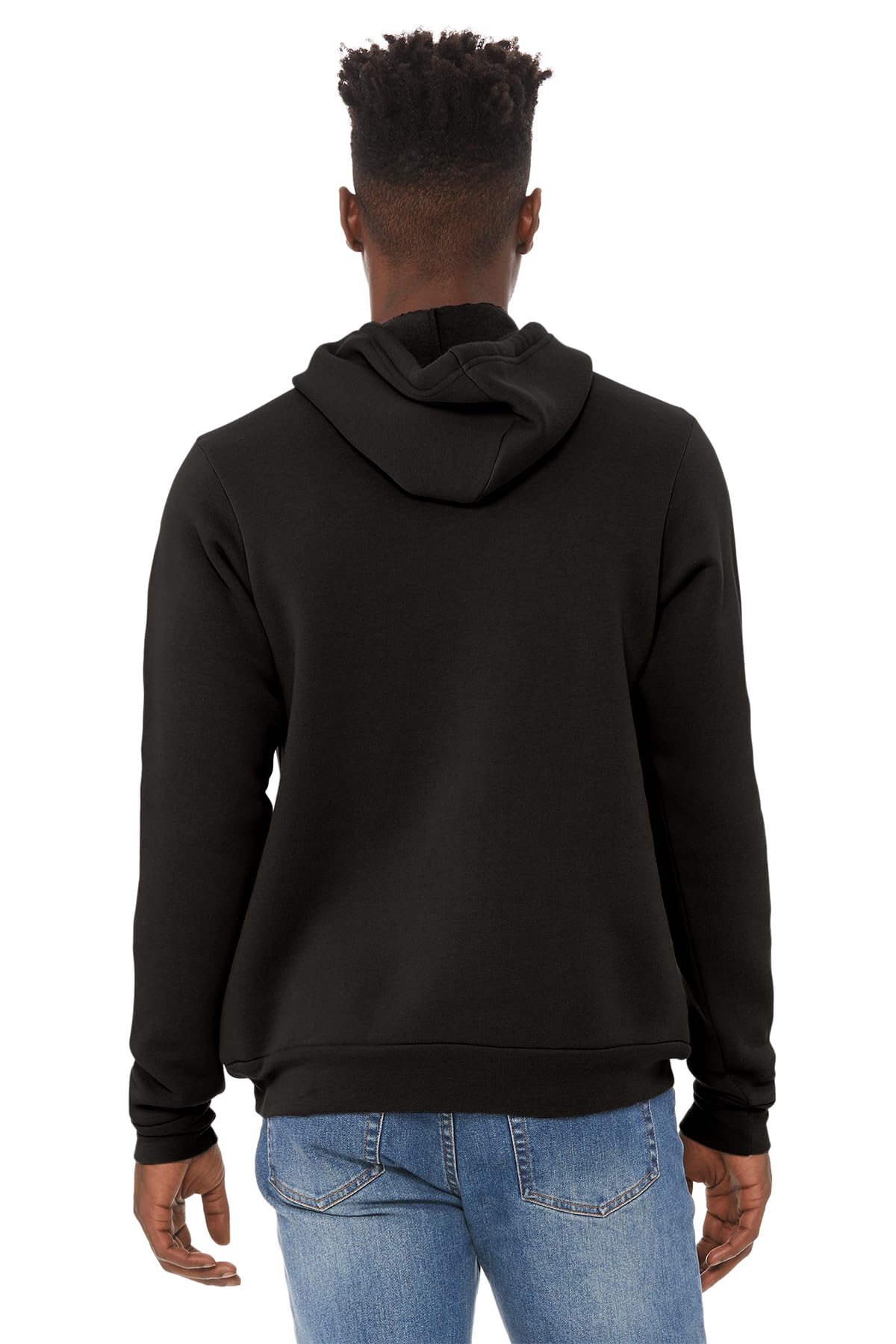 Unisex Sponge Fleece Pullover Hoodie - NAVY - S(D0102H7W2J2)