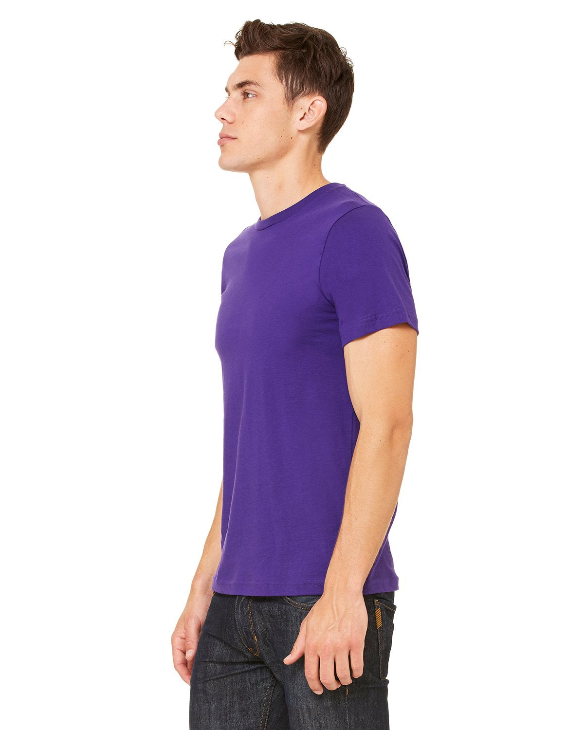 Bella + Canvas Unisex Jersey Short-Sleeve T-Shirt XL TEAM PURPLE