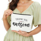 Inspirational Gifts for Women, Positive Inspirational Quotes Makeup Bag - Uplifting Encouragement Gifts for Women, Girls, Teens,