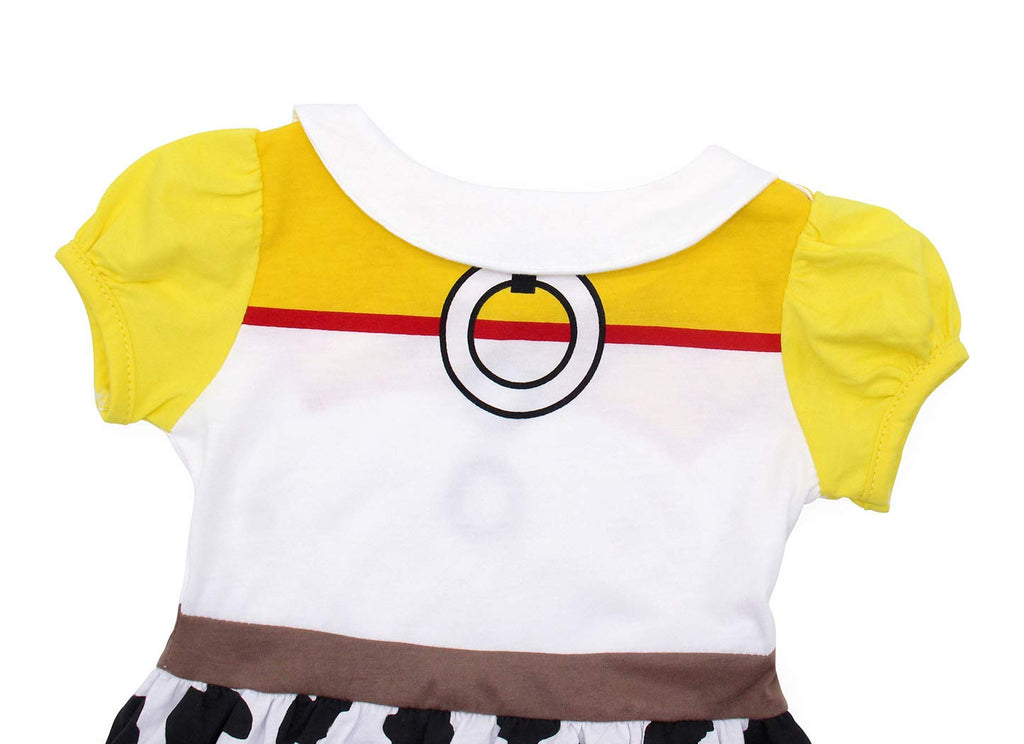 Jurebecia Jessie Costume for Toddler Girls Halloween Dress up Kids Fancy Birthday Outfit Cowgirls Princess Theme Party Cosplay R