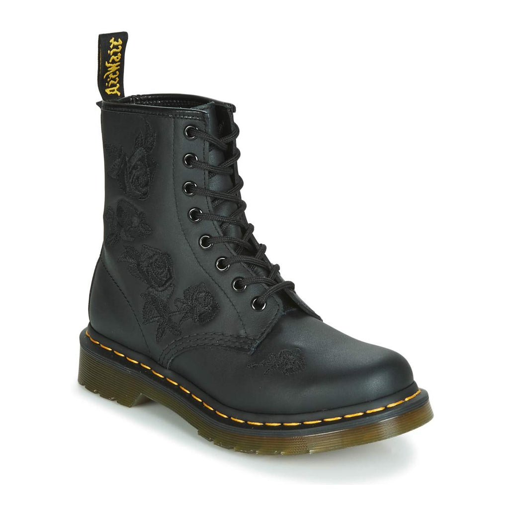 Dr. Martens Women's 1460 Vonda Mono Fashion Boot, Black Softy T, 6