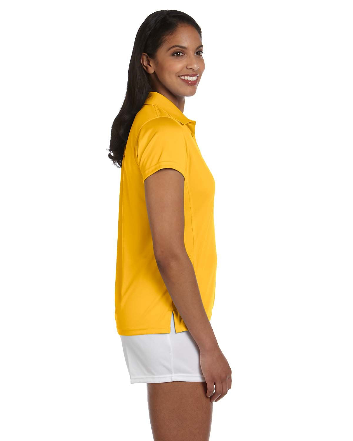 Ladies 4 oz Polytech Polo - WHITE - S(D0102H76ND8)