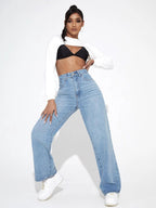 GRECIILOOKS Women Denim Modern Regular Fit Jeans