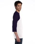 Unisex 34-Sleeve Baseball T-Shirt - gRY cHR BLK TRB - S(D0102H7WgXX)