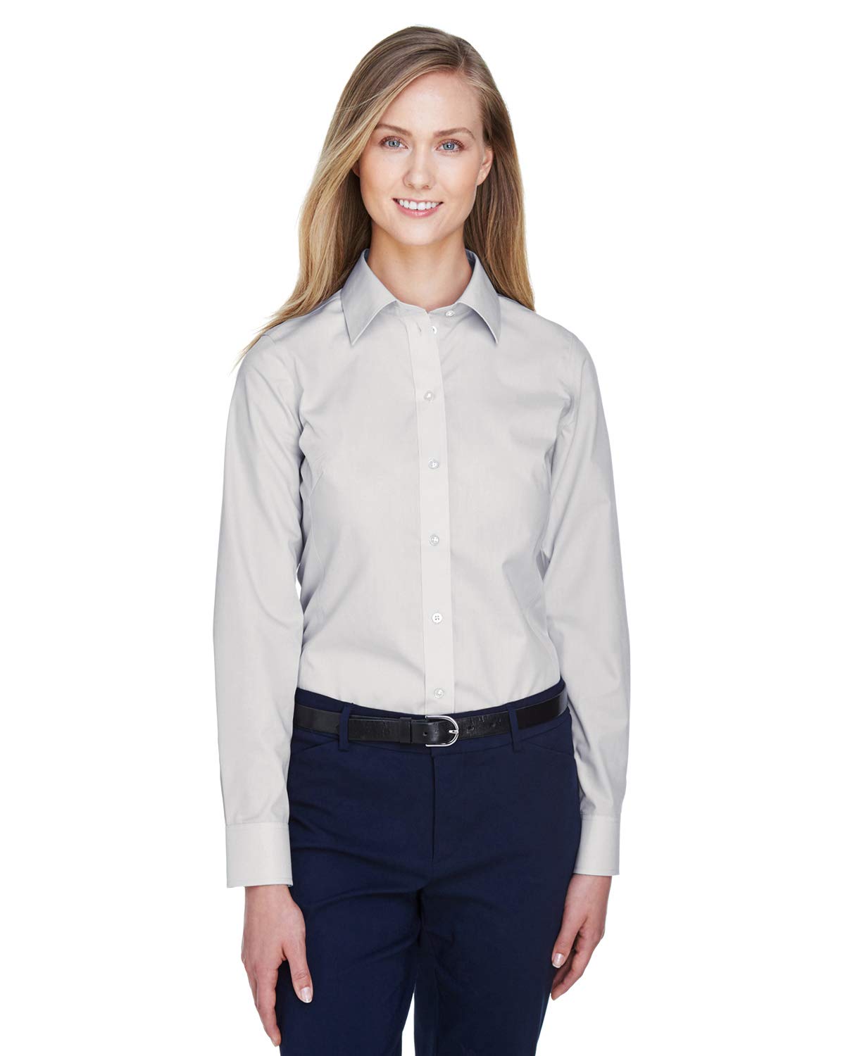 Ladies crown Woven collectionSolid Broadcloth - WHITE - 4XL(D0102H7Y5WX)