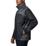 Columbia Men's Glennaker Lake Rain Jacket, Black/Grill, Small