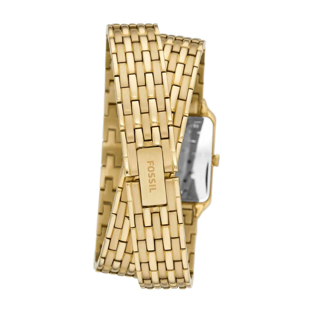 Fossil Women's Raquel Quartz Stainless Steel Three-Hand Watch, Color: Gold (Model: ES5302)
