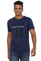 Allen Solly Men Regular Fit Casual Cotton Crew Neck T-Shirt