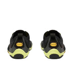 Vibram Men's FiveFingers V-Run Shoe, Black/Yellow, 44 EU / 10.5 - 11 US
