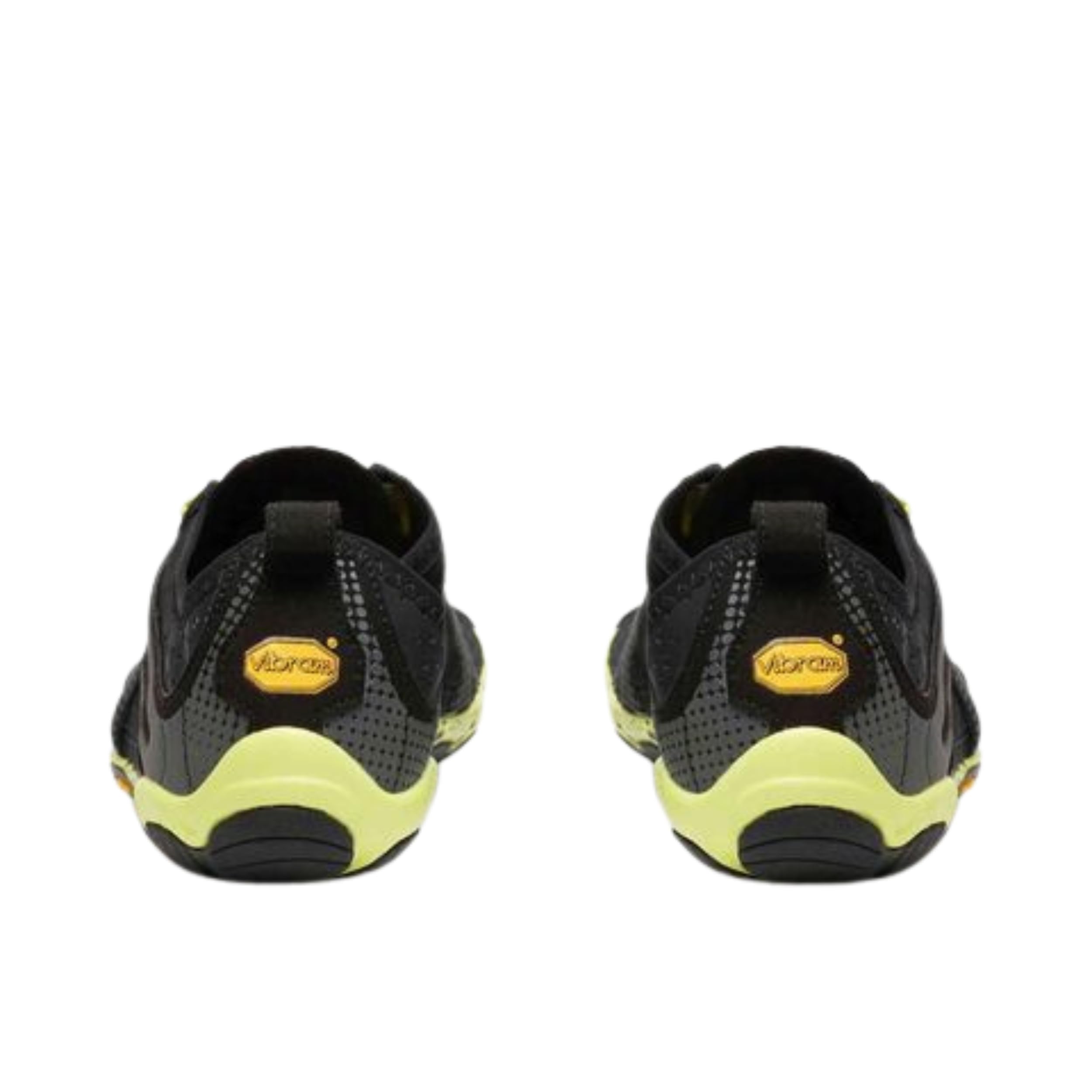 Vibram Men's FiveFingers V-Run Shoe, Black/Yellow, 44 EU / 10.5 - 11 US