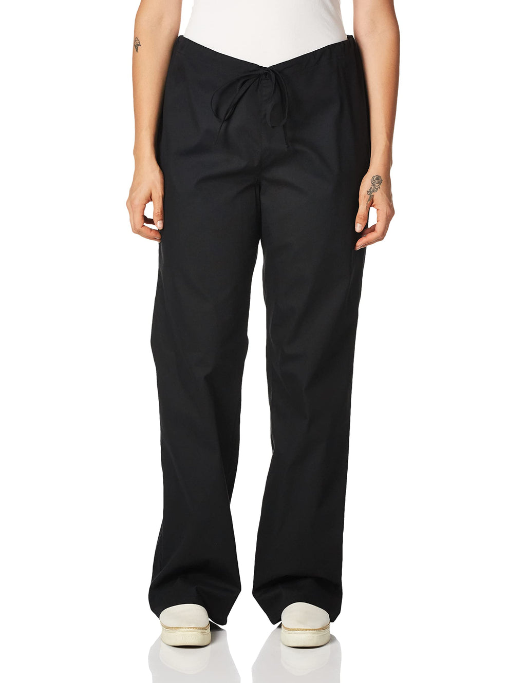 Dickies Men's EDS Signature Unisex Drawstring Scrub Pant, Black, X-Small