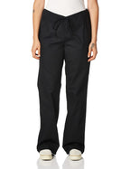 Dickies womens Signature Unisex Drawstring medical scrubs pants, Black, Small US