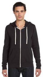 Unisex Triblend Sponge Fleece Full-Zip Hoodie - cHAR BLK TRIBLND - XS(D0102H7WF0J)