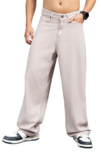Hubberholme Men Cotton Relaxed Fit Mid-Rise Jeans 14 Beige