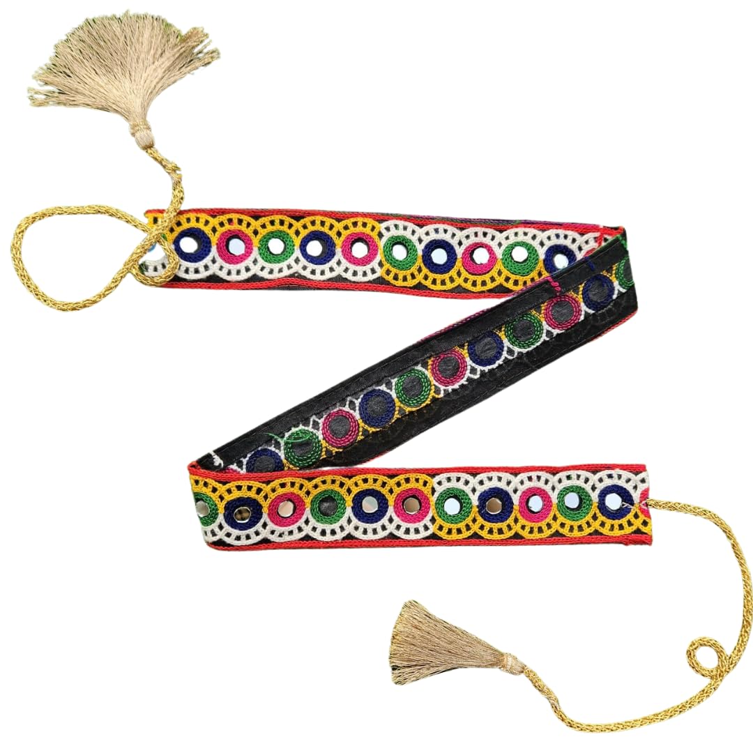 Perfect Adjustable Fabric Belt For Festive Outfits | Keeps Dupatta Organised In Garba | For All Ages (20) 20