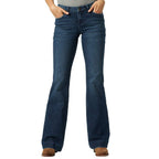 Wrangler womens Retro Mae Mid Rise Wide Leg Trouser Jeans, Sophia, 11 30 US