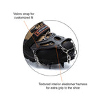 Hillsound Trail Crampon I Ice Cleat Traction System for Beginner & Experienced Winter Trail Hiking, Black, Medium