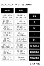 Spanx Womens Seamless Print Leggings Black SM 24