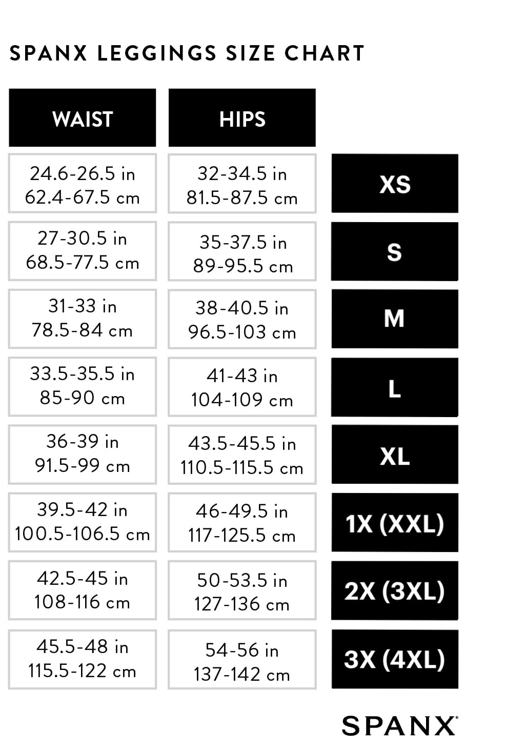 Spanx Womens Seamless Print Leggings Black SM 24